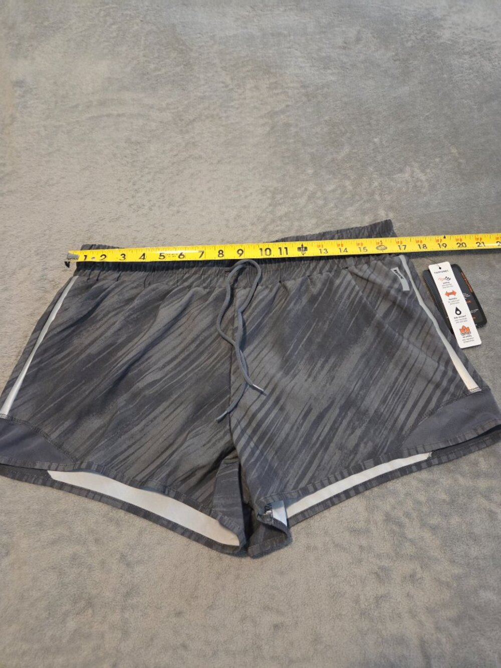 RBX Active Womens Grey Shorts with Liner Size L - Picture 3 of 9
